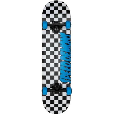 Checkers 7,25'' Blau Skateboard - Komplett, Mittkegelschaukel Checkers 7,25'' Blau Skateboard - Komplett, Mittkegelschaukel