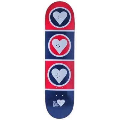 Heart Supply Squad Skateboard - 8" Rot - Skateboard Heart Supply Squad Skateboard - 8" Rot - Skateboard