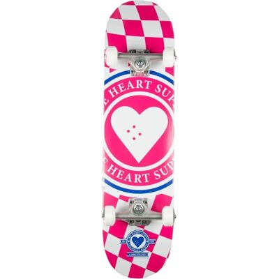 Heart Supply Insignia Check Skateboard - 7,75" Rosa Heart Supply Insignia Check Skateboard - 7,75" Rosa