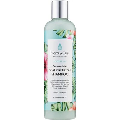 Flora Curl Soothe Me Kokos Munt Hoofdhuid Verfrissend Shampoo - Shampoo Flora Curl Soothe Me Kokos Munt Hoofdhuid Verfrissend Shampoo - Shampoo