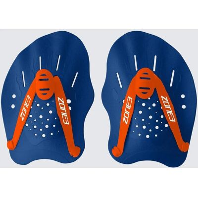 Zone 3 Ergo Hand Paddles - Blå / Orange - Unisex - Hand Paddles Zone 3 Ergo Hand Paddles - Blå / Orange - Unisex - Hand Paddles