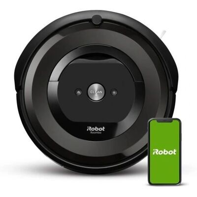 iRobot Roomba E6192 - Aspirateur Robot - Bac 0,45L - Batterie Lithium-Ion - 2 Brosses Multi-Surface - Maison iRobot Roomba E6192 - Aspirateur Robot - Bac 0,45L - Batterie Lithium-Ion - 2 Brosses Multi-Surface - Maison