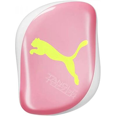 Puma Neon Yellow Hair Brush - Detangling, Compact Styler, On the Go Puma Neon Yellow Hair Brush - Detangling, Compact Styler, On the Go