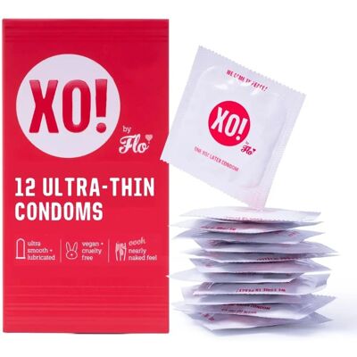 Preservativi Ultra Sottile XO! Righteous Rubber - Confezione da 12 - Vegani, Ecologici Preservativi Ultra Sottile XO! Righteous Rubber - Confezione da 12 - Vegani, Ecologici