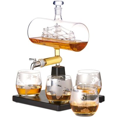 Oak & Steel 15038 Glas Decanter Spirit Dispenser - 1L Oak & Steel 15038 Glas Decanter Spirit Dispenser - 1L