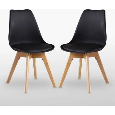 Life Interiors Tartu Lorenza Dining Chairs - Black - Supportive and Stylish Life Interiors Tartu Lorenza Dining Chairs - Black - Supportive and Stylish