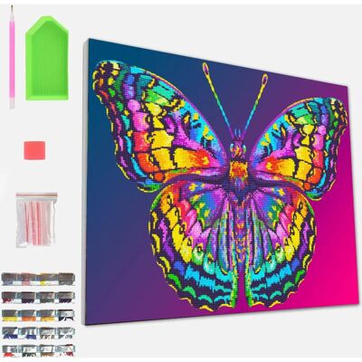 Kit d'Art de Peinture Diamant Papillon Splat Planet - Publicité Kit d'Art de Peinture Diamant Papillon Splat Planet - Publicité