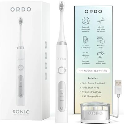 Ordo Sonic+ Zahnbürste - Weiß/Silber Ordo Sonic+ Zahnbürste - Weiß/Silber