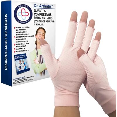 Dr. Arthritis - Copper Compression Gloves - Rose - Gants - Publicité Dr. Arthritis - Copper Compression Gloves - Rose - Gants - Publicité