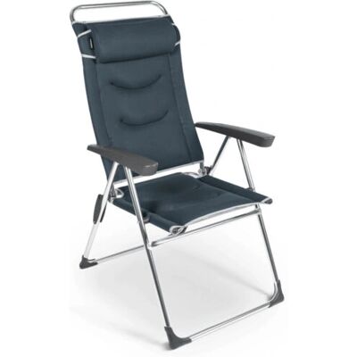 Dometic Lusso Milano Opklapstoel - SoftMesh, Aluminium, Blauw Dometic Lusso Milano Opklapstoel - SoftMesh, Aluminium, Blauw