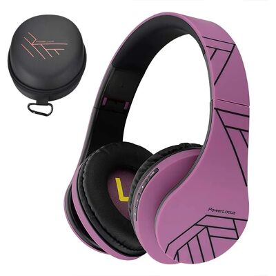 POWERLOCUS - Bluetooth Headphones - Over-Ear - Foldable - Headphones - Publicité POWERLOCUS - Bluetooth Headphones - Over-Ear - Foldable - Headphones - Publicité