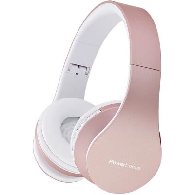 Fones de ouvido sem fio PowerLocus P6 10 - Cancelamento de ruído - Rosa Fones de ouvido sem fio PowerLocus P6 10 - Cancelamento de ruído - Rosa
