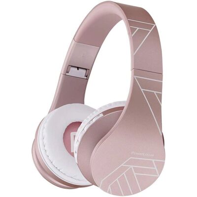 Casque POWERLOCUS P1 64 Rose - Écouteurs - Publicité Casque POWERLOCUS P1 64 Rose - Écouteurs - Publicité