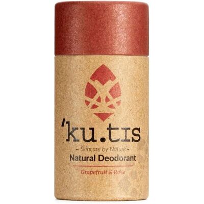 Desodorante natural de cera de abeja, pomelo y rosa de Kutis Skincare - 55g Desodorante natural de cera de abeja, pomelo y rosa de Kutis Skincare - 55g