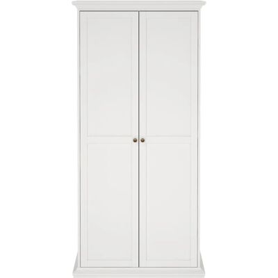 Furniture To Go Wardrobe - 2 Doors - White Furniture To Go Wardrobe - 2 Doors - White
