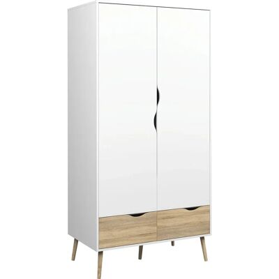 Furniture To Go Oslo Wardrobe 2 Doors 2 Drawers - Wardrobe Furniture To Go Oslo Wardrobe 2 Doors 2 Drawers - Wardrobe