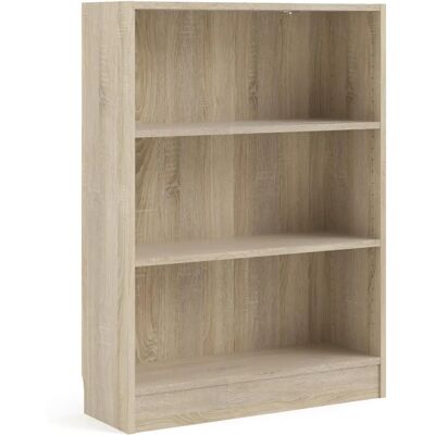 Furniture To Go Low Wide Bookcase Oak - 2 Shelves Furniture To Go Low Wide Bookcase Oak - 2 Shelves