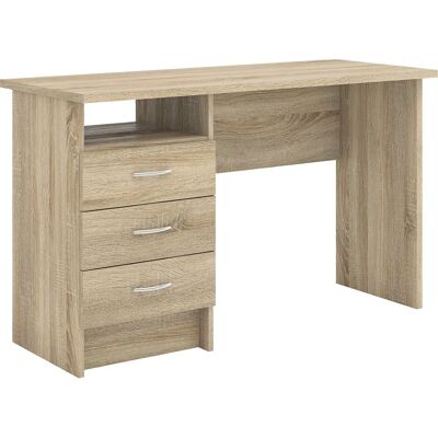 Ajax Brand Ajax Plus Oak Desk with 3 Drawers - Office Furniture Ajax Brand Ajax Plus Oak Desk with 3 Drawers - Office Furniture