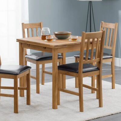 Julian Bowen Coxmoor 80cm Oak Extending Dining Table - Dining Table Julian Bowen Coxmoor 80cm Oak Extending Dining Table - Dining Table