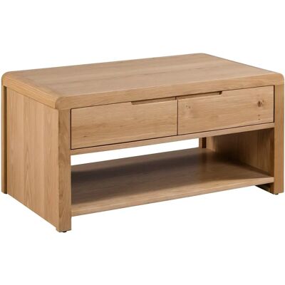 Table Basse Curve en Chêne Julian Bowen - Mobilier en Chêne Moderne Table Basse Curve en Chêne Julian Bowen - Mobilier en Chêne Moderne