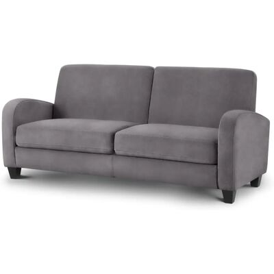 Julian Bowen Vivo Dusk Grey Chenille 3-Sitzer Sofa - Sofa Julian Bowen Vivo Dusk Grey Chenille 3-Sitzer Sofa - Sofa