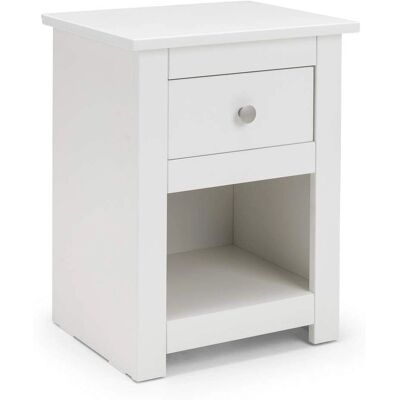 Julian Bowen Radley Surf White Bedside Table - Bedroom Furniture Julian Bowen Radley Surf White Bedside Table - Bedroom Furniture