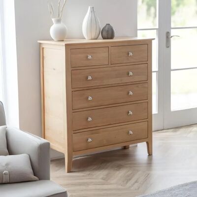Julian Bowen Cotswold Chêne 42 Commode - Chest of Drawers - Publicité Julian Bowen Cotswold Chêne 42 Commode - Chest of Drawers - Publicité