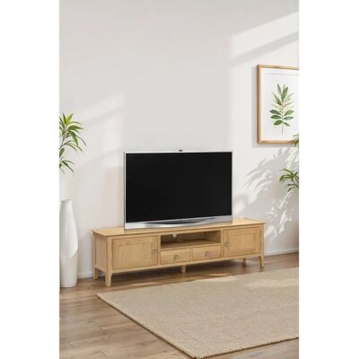 Only Oak Furniture - Cotswold - Solid Oak - TV Cabinet Only Oak Furniture - Cotswold - Solid Oak - TV Cabinet