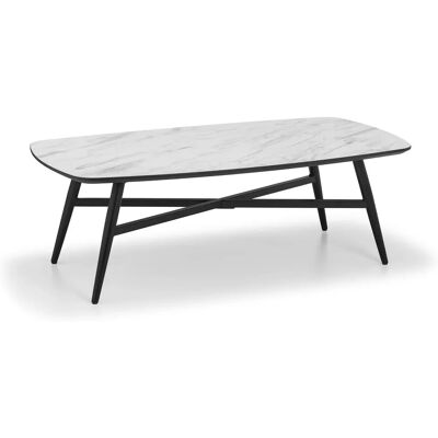 Only Oak Furniture - Caruso Marble Effect Coffee Table Only Oak Furniture - Caruso Marble Effect Coffee Table