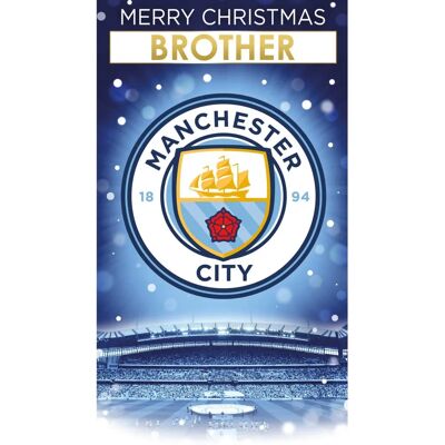 Manchester City FC - Carte de Noël - Personnalisée Manchester City FC - Carte de Noël - Personnalisée