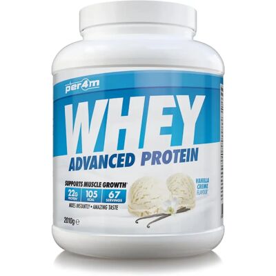 Per4m Proteína de Suero de Leche Vainilla - 2.1kg - 67 Porciones Per4m Proteína de Suero de Leche Vainilla - 2.1kg - 67 Porciones