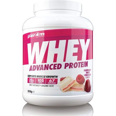 Per4m Raspberry White Chocolate Whey Protein Powder - Whey Protein Powder Per4m Raspberry White Chocolate Whey Protein Powder - Whey Protein Powder
