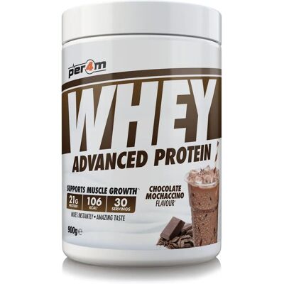 Per4m Whey Protein - Schokoladen Mochaccino - 900g - Molkenprotein Per4m Whey Protein - Schokoladen Mochaccino - 900g - Molkenprotein