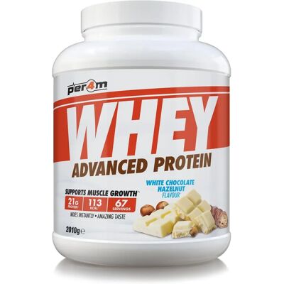 Per4m - Proteine del siero avanzate - Nocciola cioccolato bianco Per4m - Proteine del siero avanzate - Nocciola cioccolato bianco