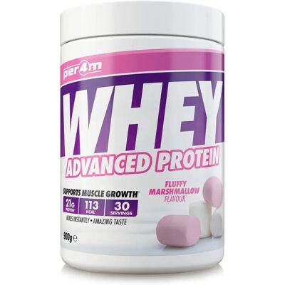 Per4m Whey Advanced Protein - 900g - Malvavisco Esponjoso - Proteína en Polvo Per4m Whey Advanced Protein - 900g - Malvavisco Esponjoso - Proteína en Polvo