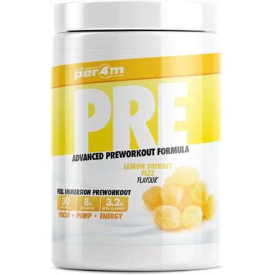 Per4m Lemon Sherbet Fizz Pre Workout - Pre Workout Powder Per4m Lemon Sherbet Fizz Pre Workout - Pre Workout Powder