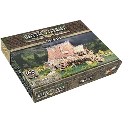 Battle Systems - Tavern Modular Fantasy Terrain - Board Game Accessory Battle Systems - Tavern Modular Fantasy Terrain - Board Game Accessory