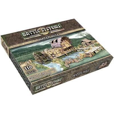 Battle Systems Water Mill Board Game - Modular Terrain - FWE015 Battle Systems Water Mill Board Game - Modular Terrain - FWE015