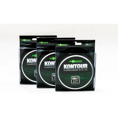 Ligne principale en fluorocarbone Korda Kontour - 15lb - Publicité Ligne principale en fluorocarbone Korda Kontour - 15lb - Publicité