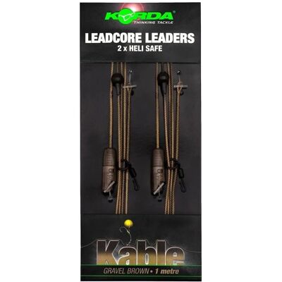 Leader en plomb Korda - Heli-safe Weed 1m - Publicité Leader en plomb Korda - Heli-safe Weed 1m - Publicité