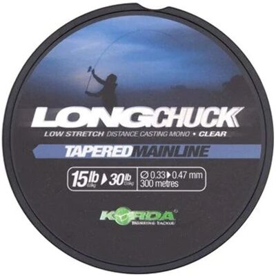 Korda LongChuck Tapered Mainline - 300m, 10-30lb, Klar Korda LongChuck Tapered Mainline - 300m, 10-30lb, Klar