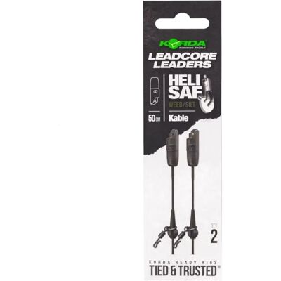 Korda Kable Leadcore Leader Heli Safe - Weed 50cm Korda Kable Leadcore Leader Heli Safe - Weed 50cm