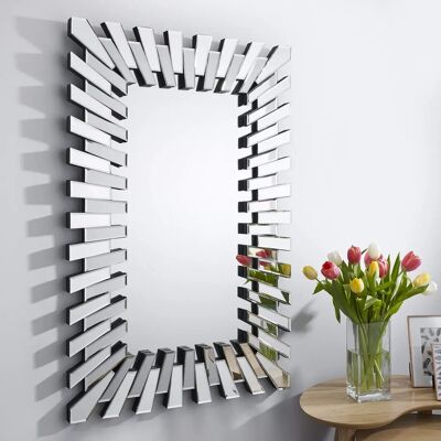 FurnitureboxUK - Starburst - 100cm x 66cm - Mirror FurnitureboxUK - Starburst - 100cm x 66cm - Mirror