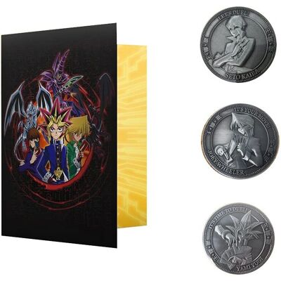 Yu-Gi-Oh! - Limited Edition Coin Album - 3 Pièces - Neuf - Accessoire Jeu de Cartes - Publicité Yu-Gi-Oh! - Limited Edition Coin Album - 3 Pièces - Neuf - Accessoire Jeu de Cartes - Publicité