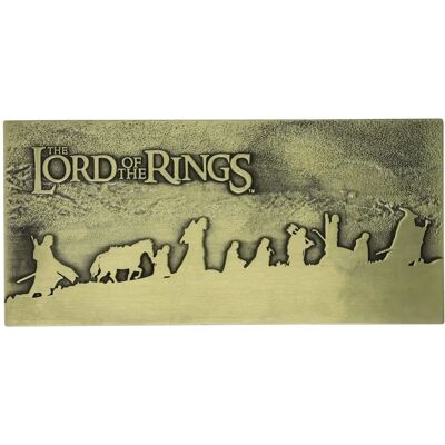 Fanattik Der Herr der Ringe Die Gemeinschaft Metallzeichen Limitierte Auflage - Dekoratives Panel Fanattik Der Herr der Ringe Die Gemeinschaft Metallzeichen Limitierte Auflage - Dekoratives Panel