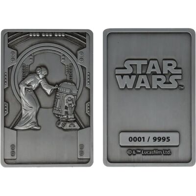 FaNaTtik Star Wars Monnaie Édition Limitée Mon Seul Espoir 75x50mm - Publicité FaNaTtik Star Wars Monnaie Édition Limitée Mon Seul Espoir 75x50mm - Publicité