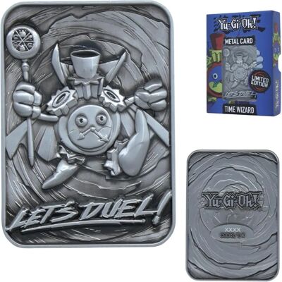 Yu-Gi-Oh! Metal Card Time Wizard - Limited Edition Trading Card Yu-Gi-Oh! Metal Card Time Wizard - Limited Edition Trading Card