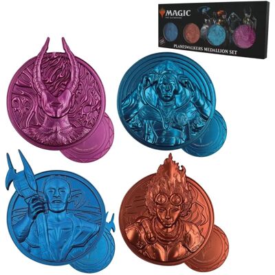 Hasbro Magic the Gathering Planeswalkers Medallion Set - Limited Edition Hasbro Magic the Gathering Planeswalkers Medallion Set - Limited Edition