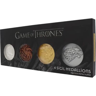 Fanattik Game of Thrones: Setti Medaljonkeja Sigil - Rajoitettu Painos Fanattik Game of Thrones: Setti Medaljonkeja Sigil - Rajoitettu Painos