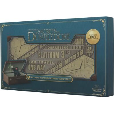 Fanattik The Great Wizarding Express Train Ticket Replica - Collectible Fanattik The Great Wizarding Express Train Ticket Replica - Collectible
